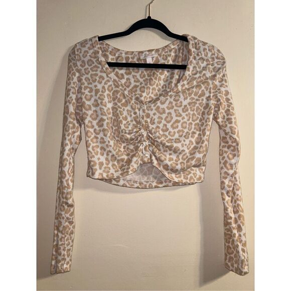 Colsie long sleeve crop top size large - Picture 1 of 4